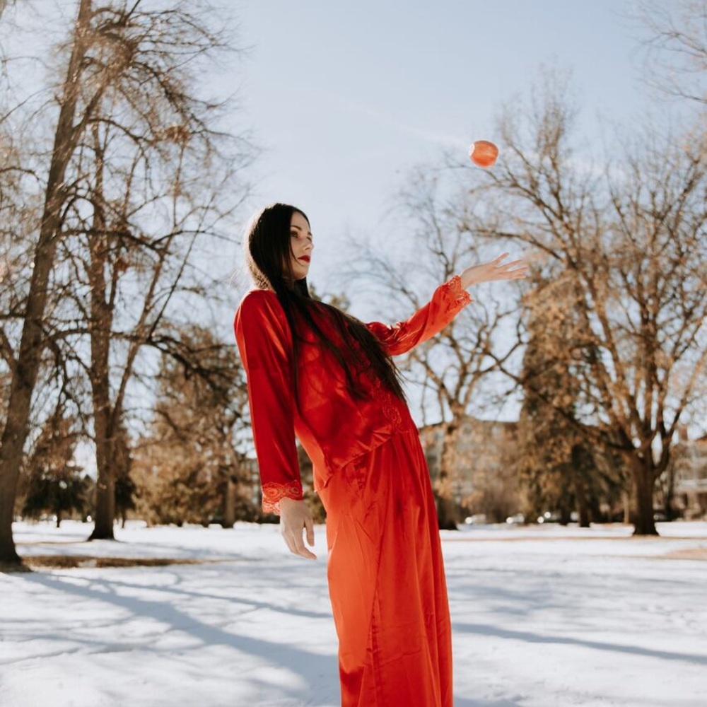 Red Palazzo Pants - Picture 6 of 6